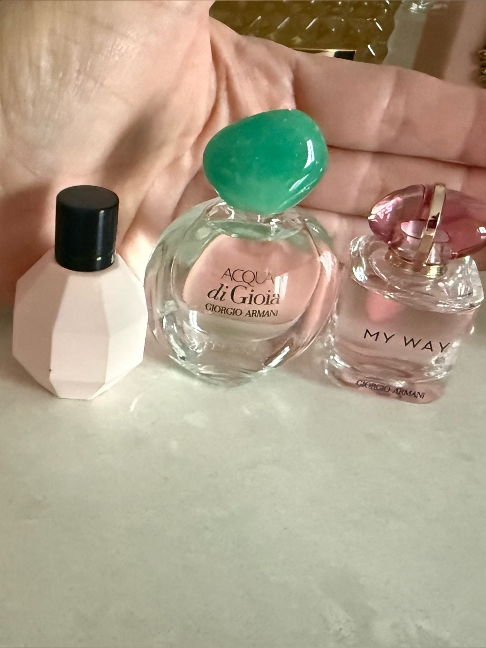 New mini Armani my way, acqua di gioia, Viktor Rolf flower extreme